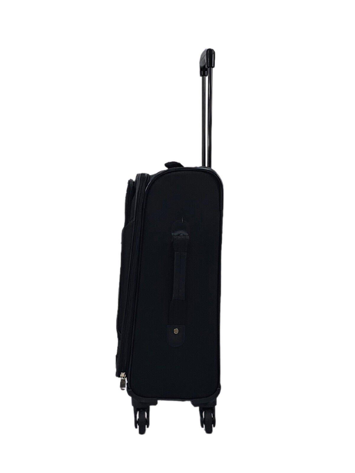 Lightweight Suitcase 4 Wheel Luggage Travel Soft Cabin Bag boohoo UK